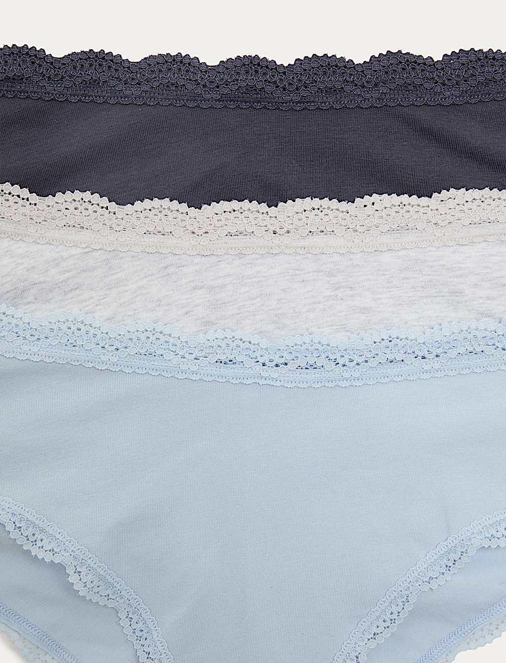 3pk Cotton Rich Hipster Knickers