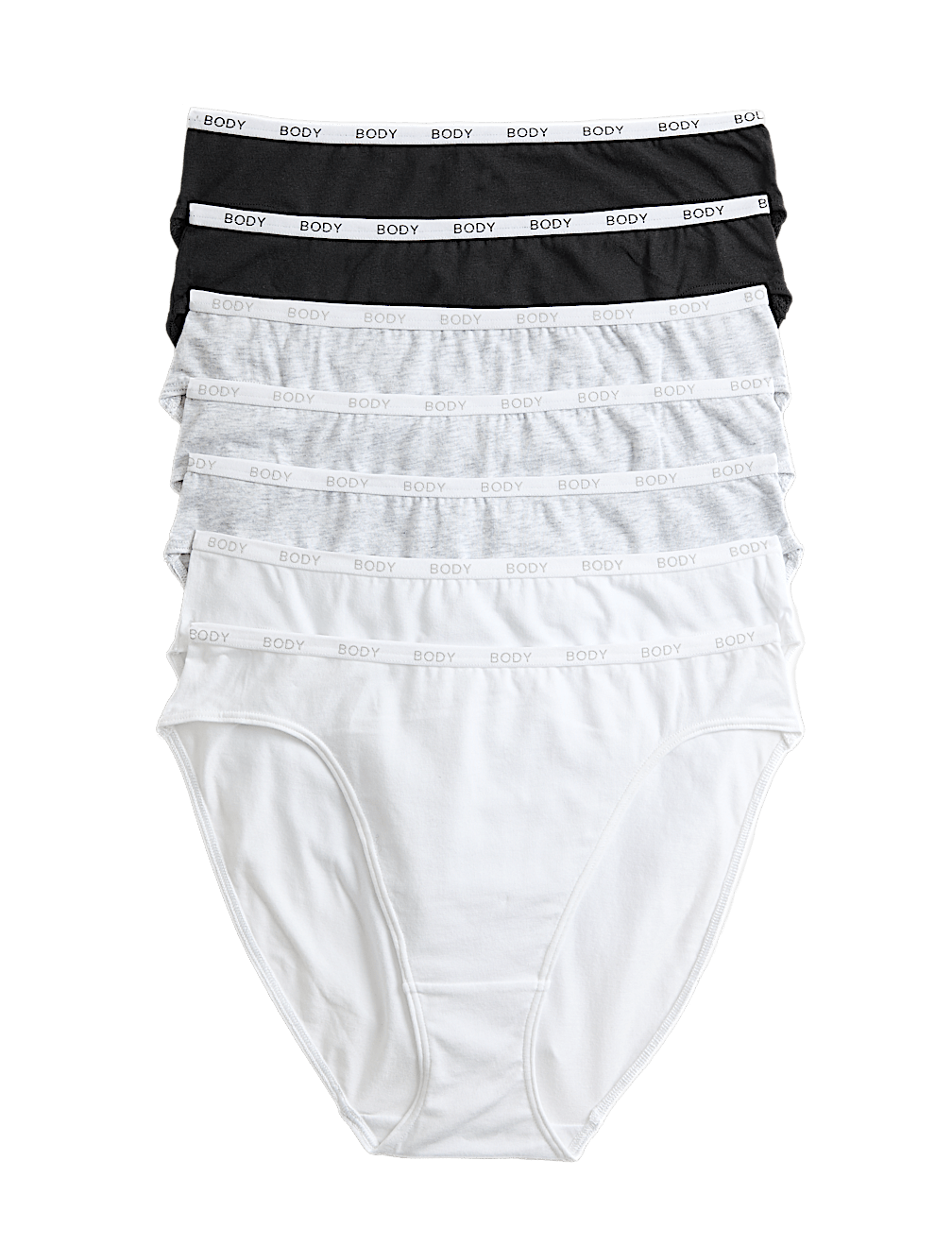7 Pack Cotton Rich High Leg Knickers