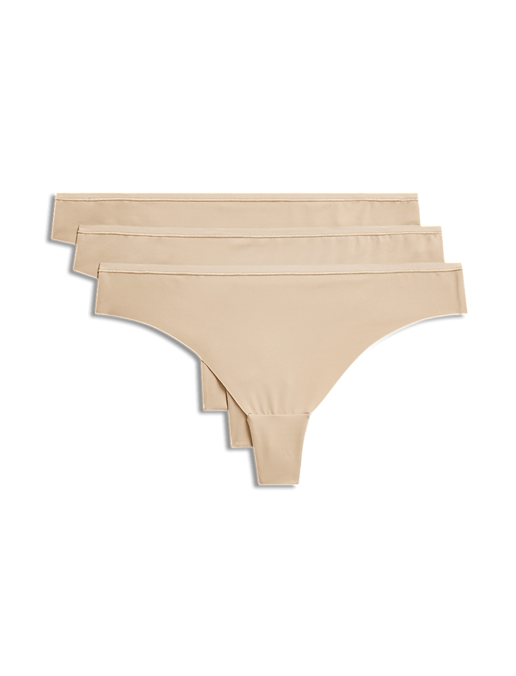 3pk Flexifit™ No VPL Thongs