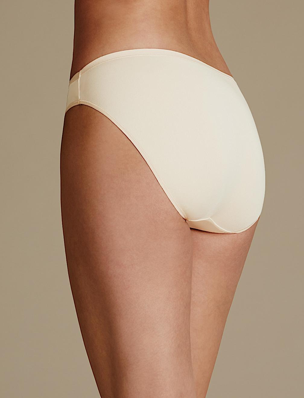 5pk Microfibre High Leg Knickers