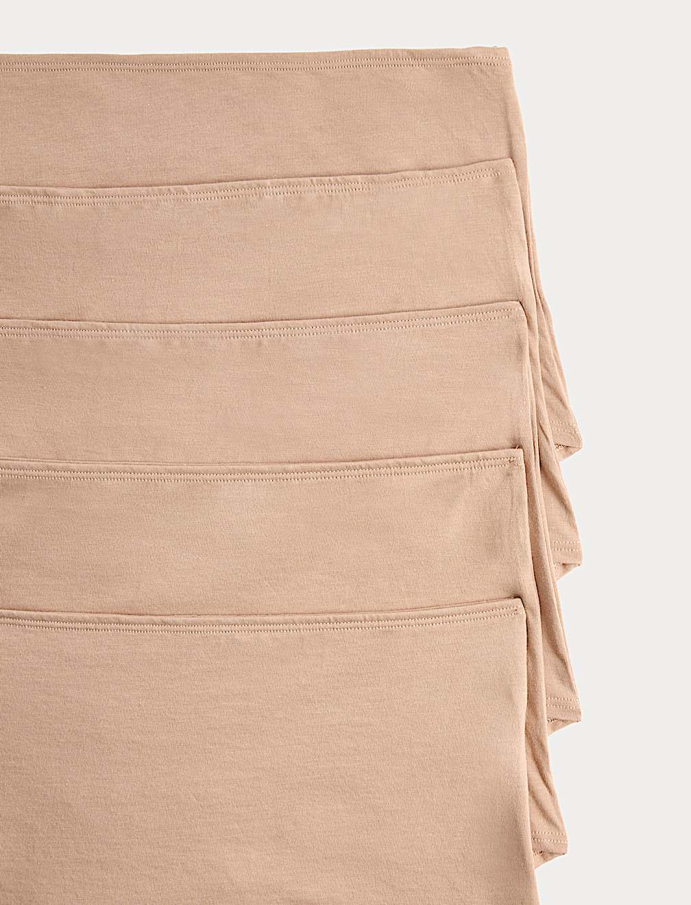 5 Pack Pure Cotton High Rise Knicker Shorts