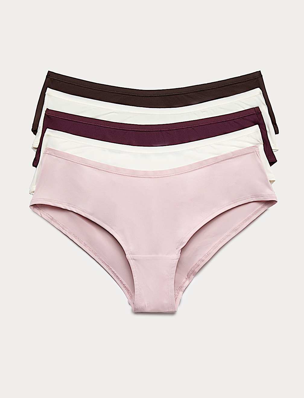 5 Pack Microfibre Hipster Knickers