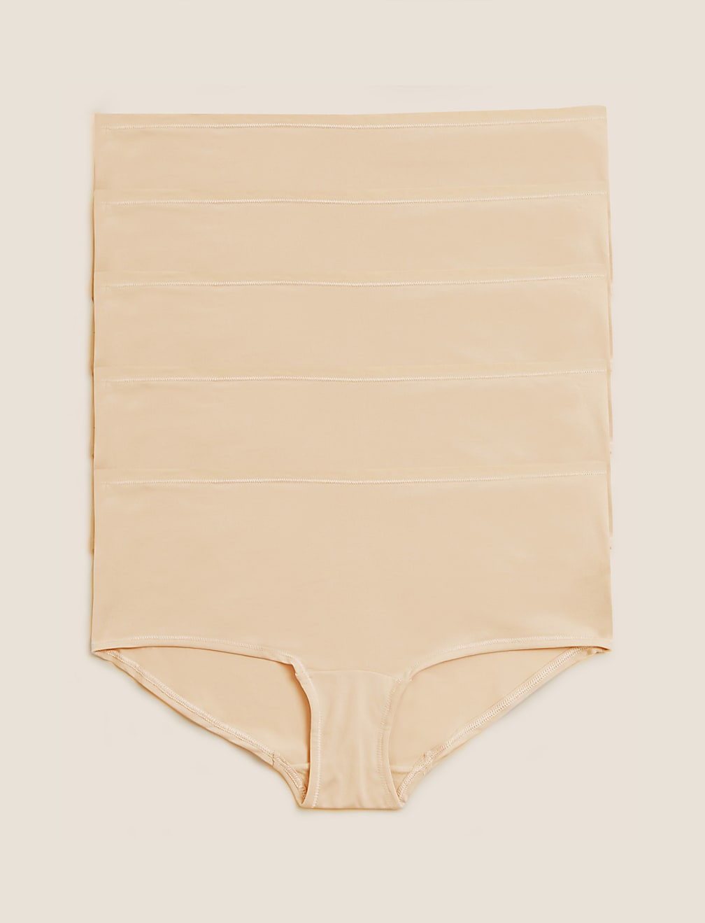 5pk No VPL Microfibre Low Rise Shorts