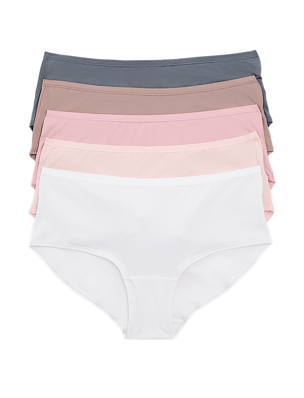 5pk No VPL Microfibre Low Rise Shorts