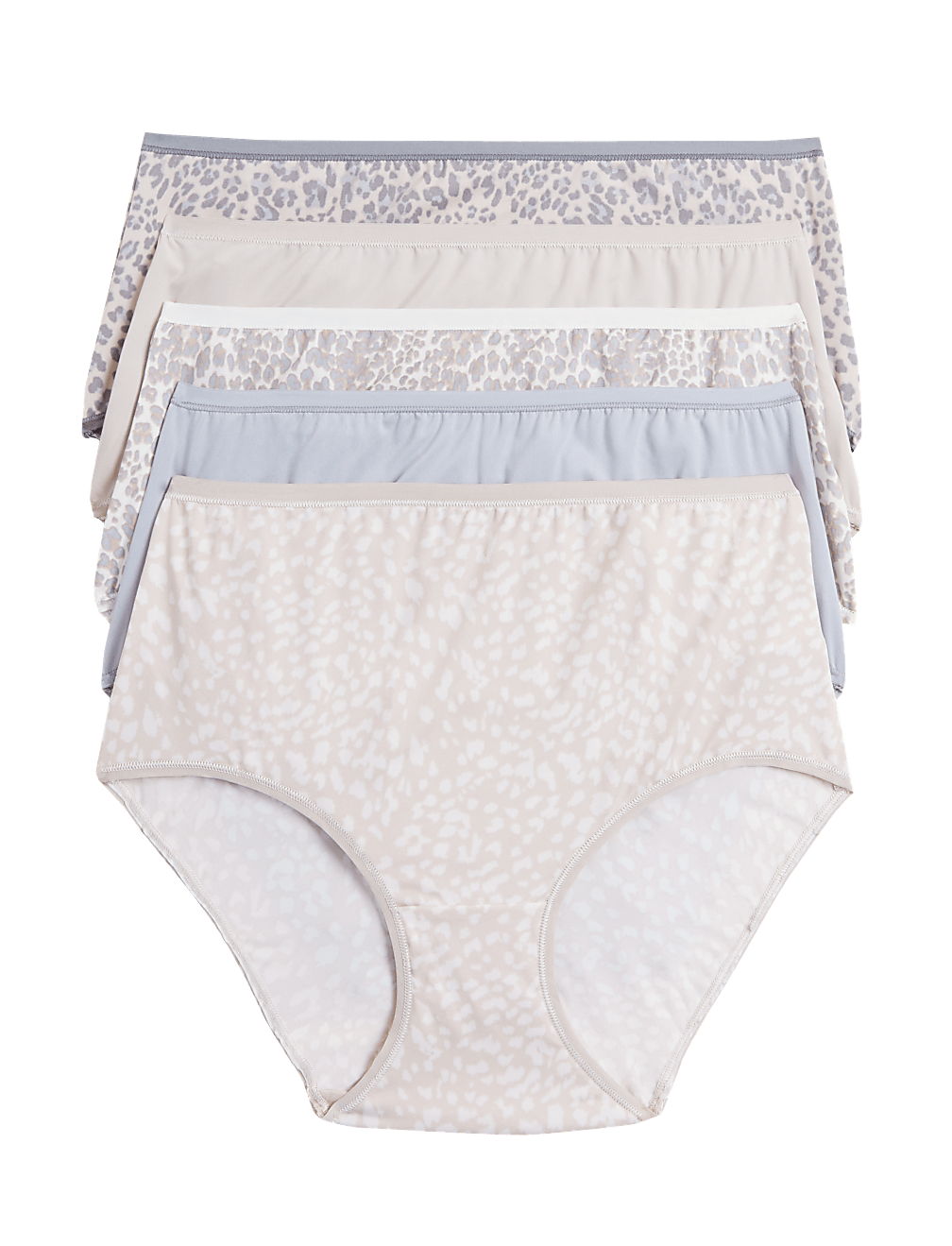 5pk No VPL Animal Print Midi Knickers