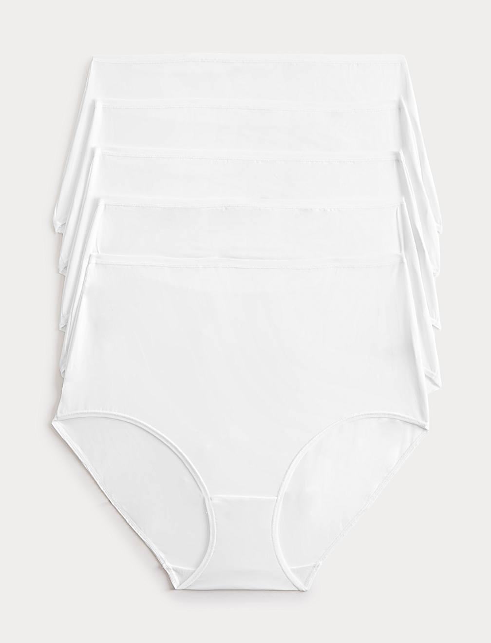 5pk No VPL Microfibre Full Briefs