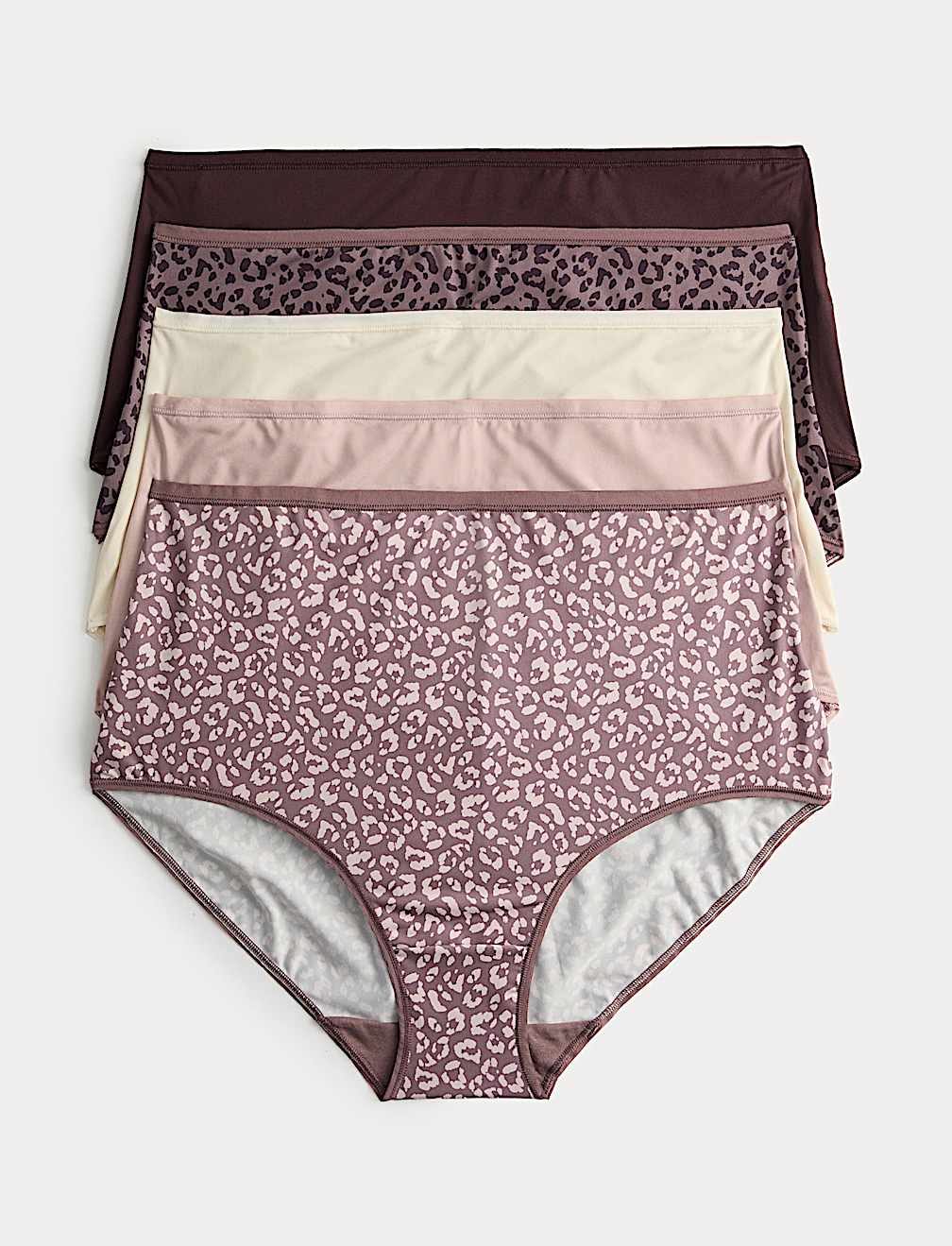 5pk No VPL Microfibre Full Briefs