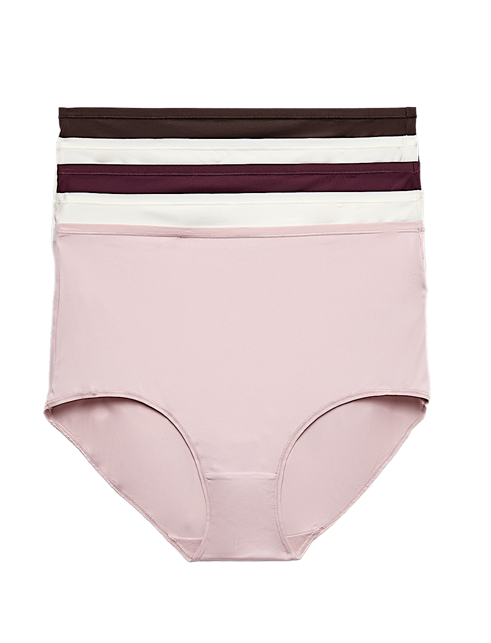 5pk No VPL Microfibre Full Briefs