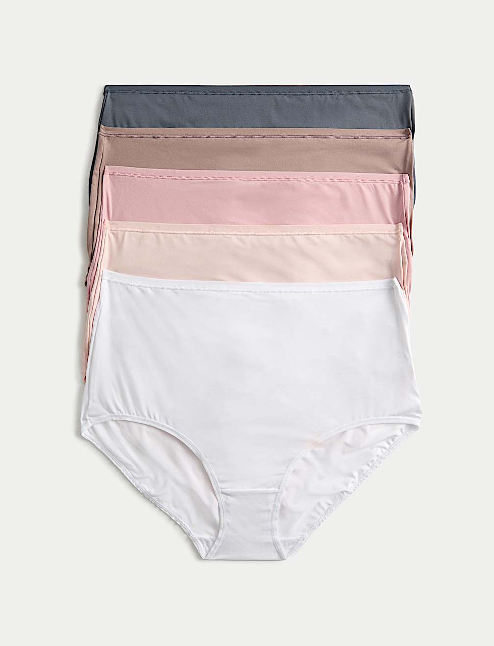 5pk No VPL Microfibre Full Briefs