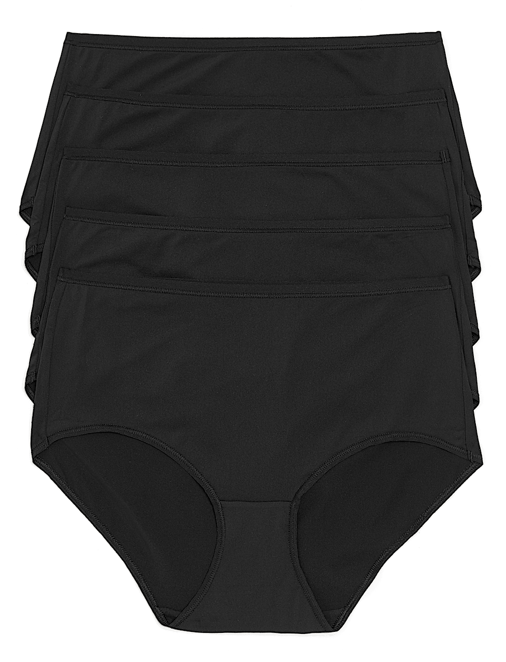 5pk No VPL Microfibre High Rise Shorts