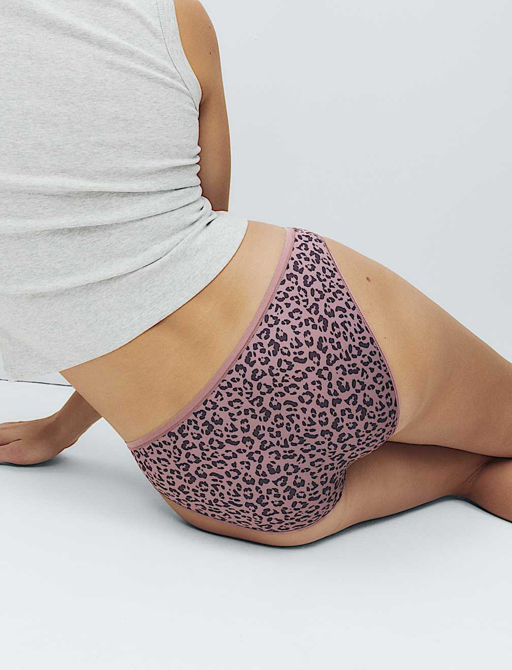 5pk Microfibre Low Rise Bikini Knickers
