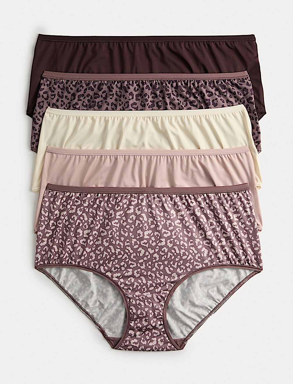 5pk Microfibre High Rise Shorts