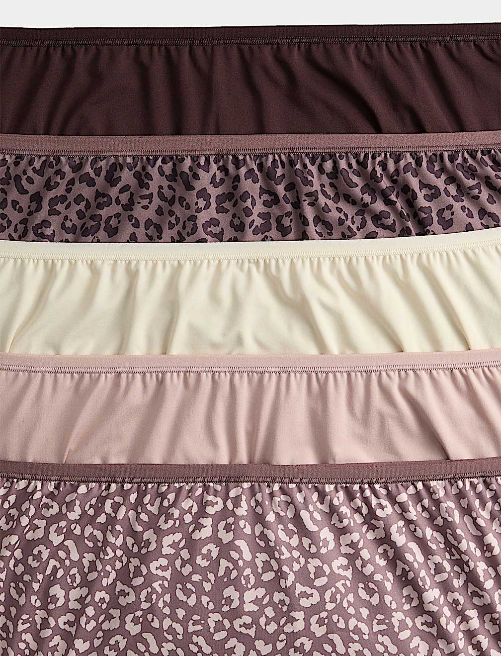5pk Microfibre High Rise Shorts