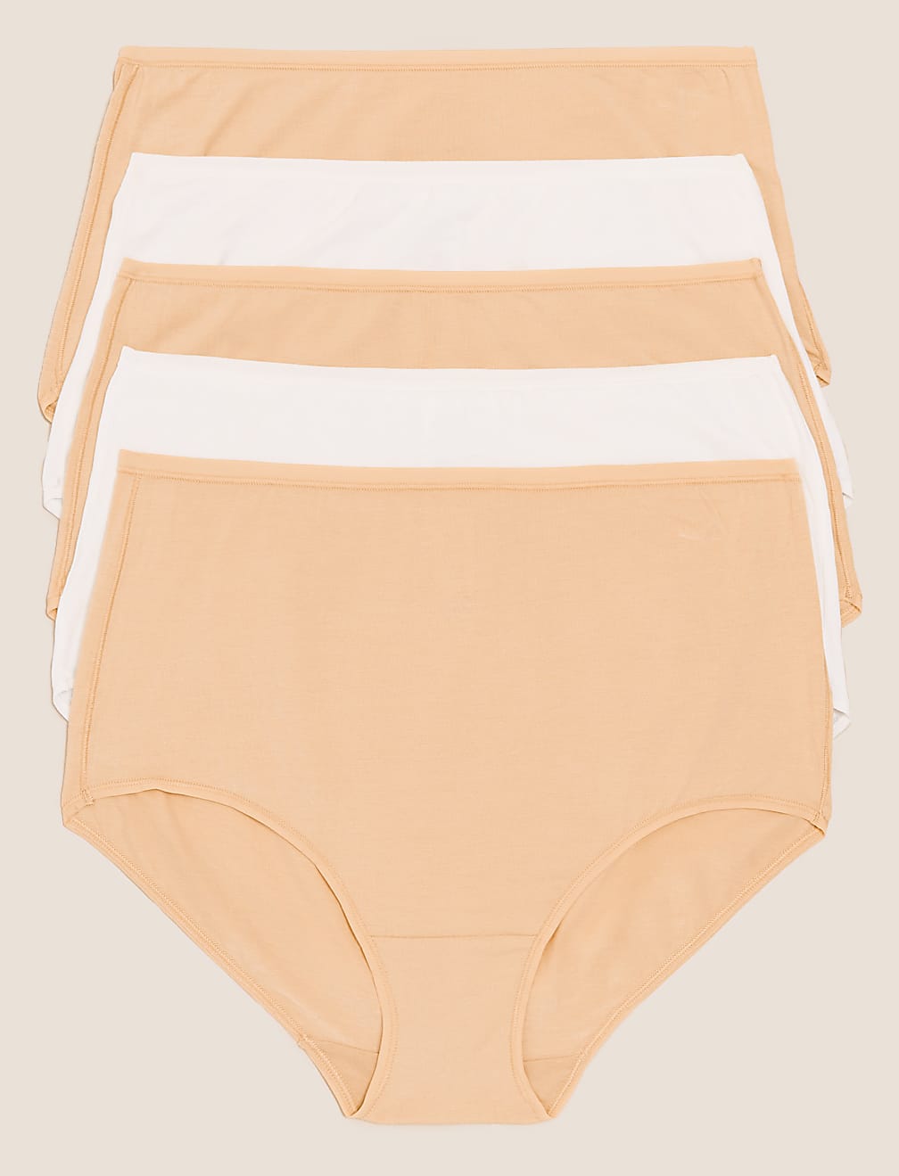 5pk Cotton Modal Rich Full Briefs
