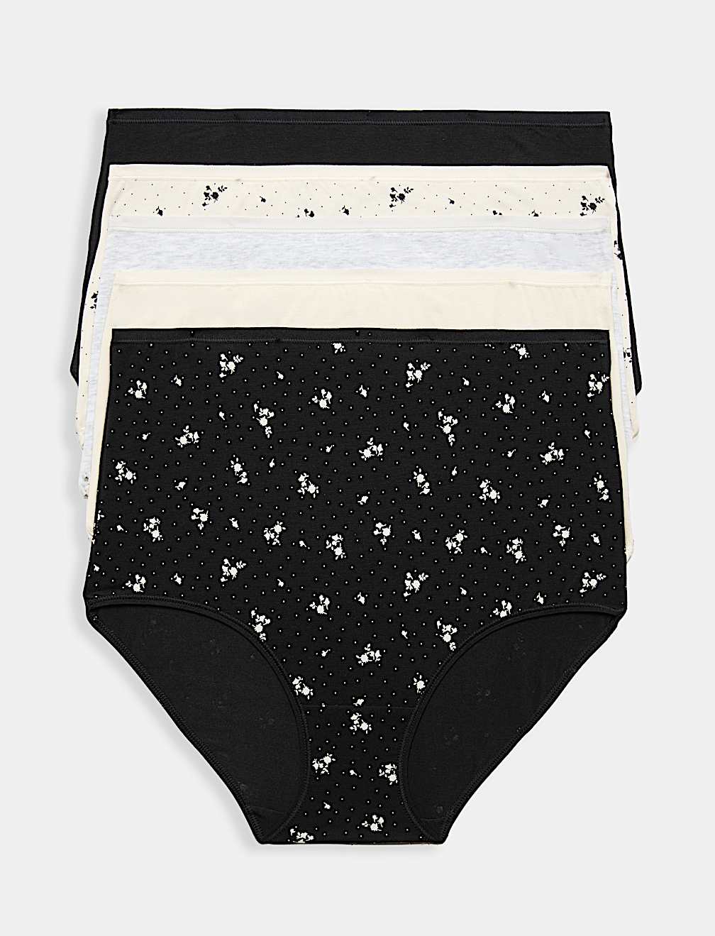 5pk Cotton Modal Rich Full Briefs