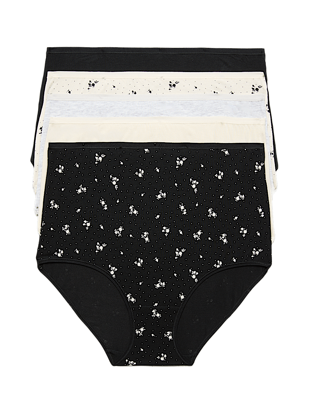 5pk Cotton Modal Rich Full Briefs