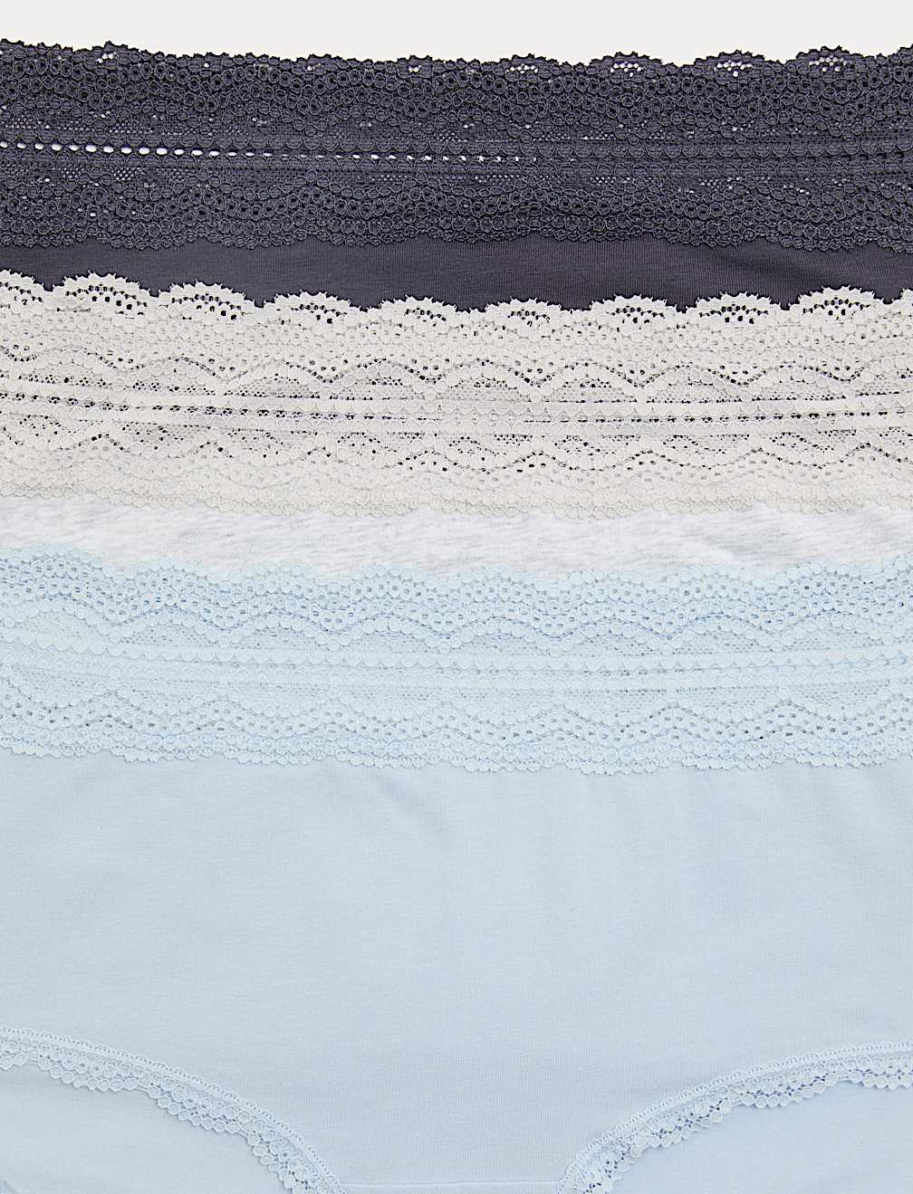 3pk Cotton Rich High Rise Shorts