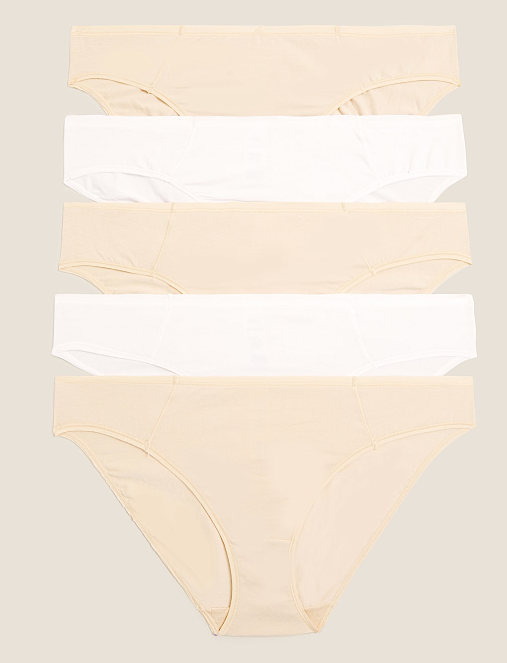 5pk Cotton Modal Bikini Knickers