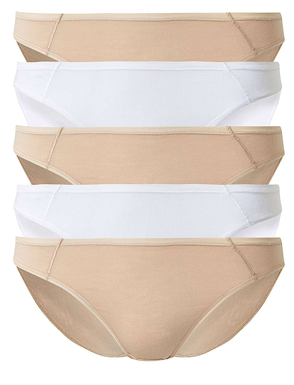 5pk Cotton Modal Bikini Knickers