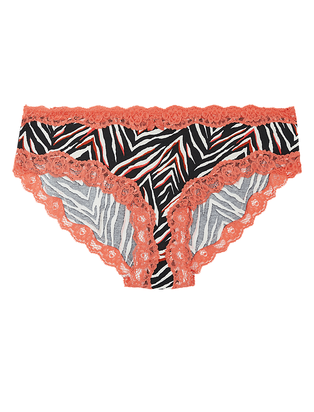 Cotton & Lace Brazilian Knickers