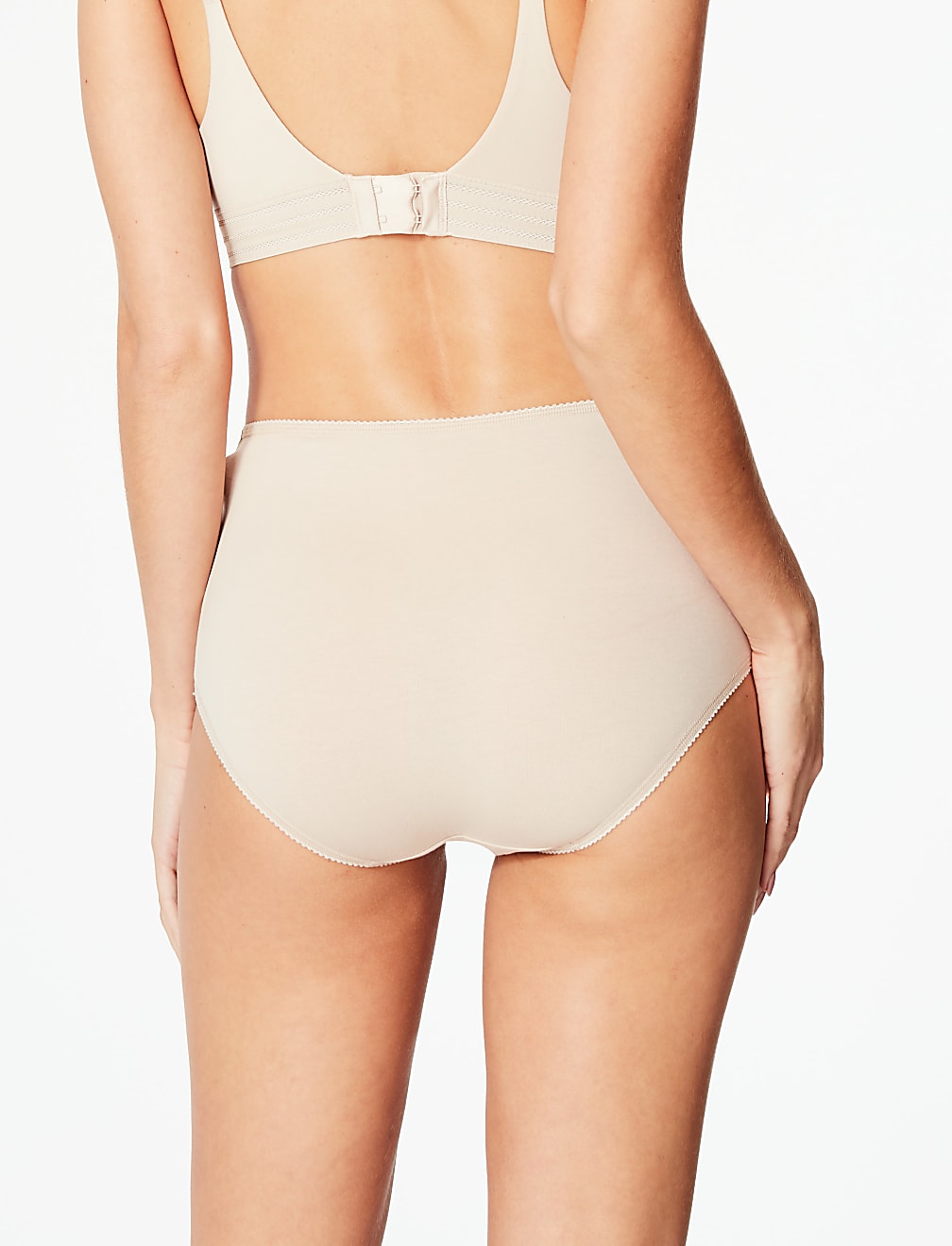 5 Pack Lace High Waisted Full Briefs