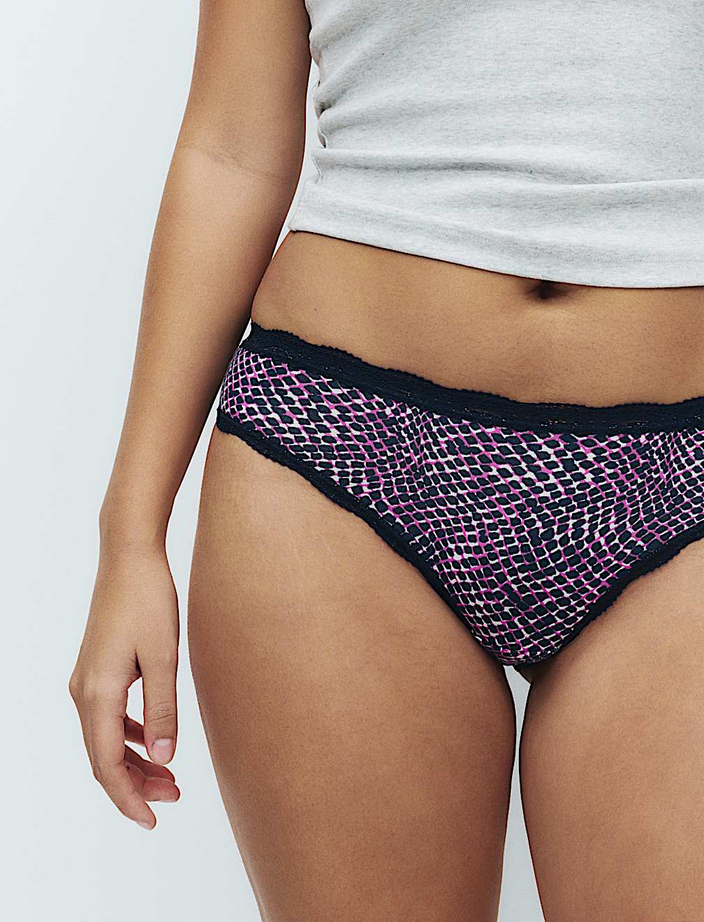 3pk Cotton Rich Brazilian Knickers