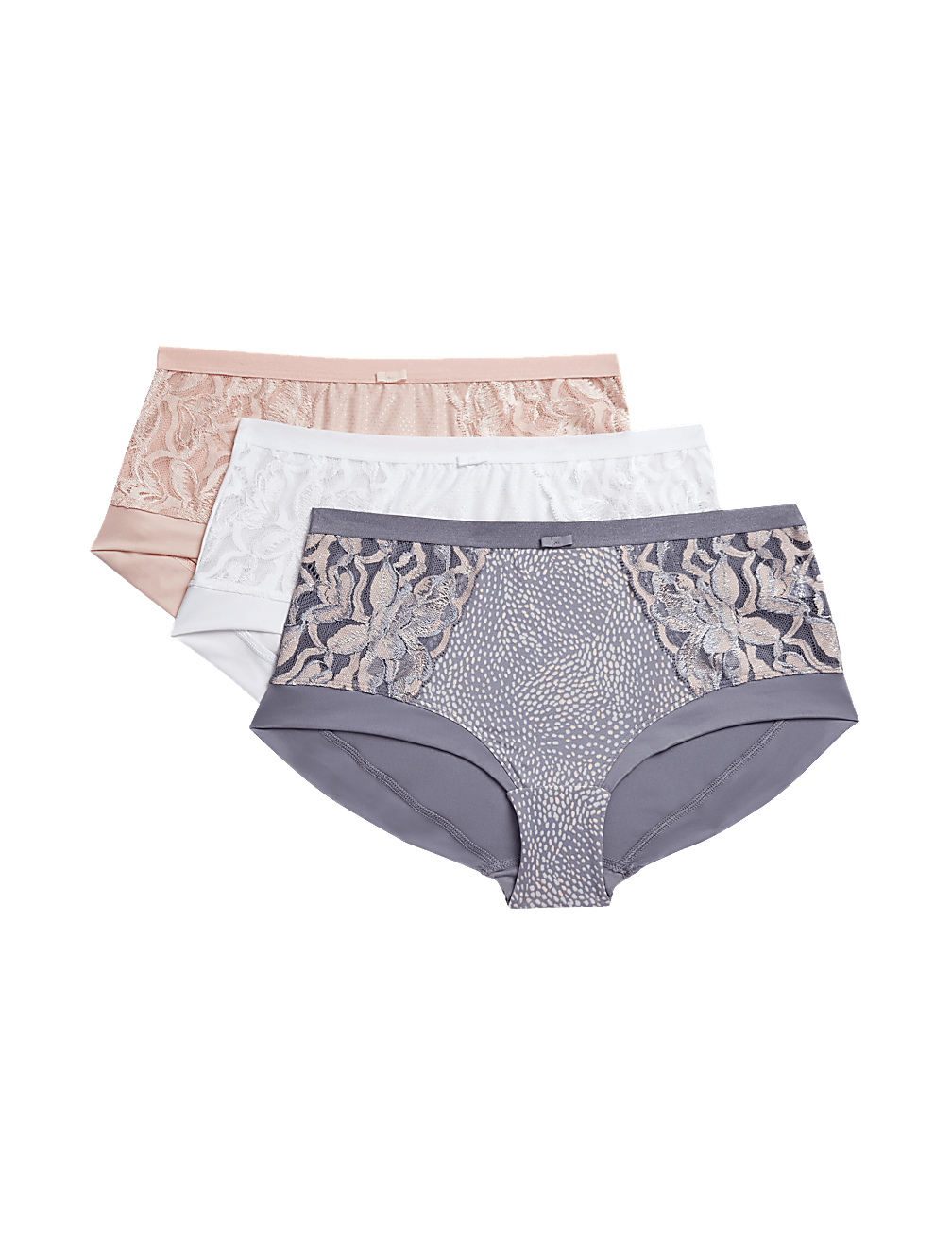 3pk Wildblooms High Rise Knicker Shorts