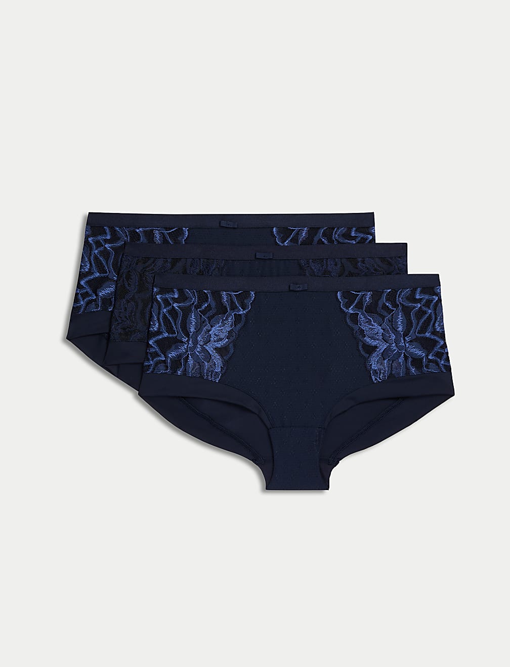 3pk Wildblooms High Rise Knicker Shorts