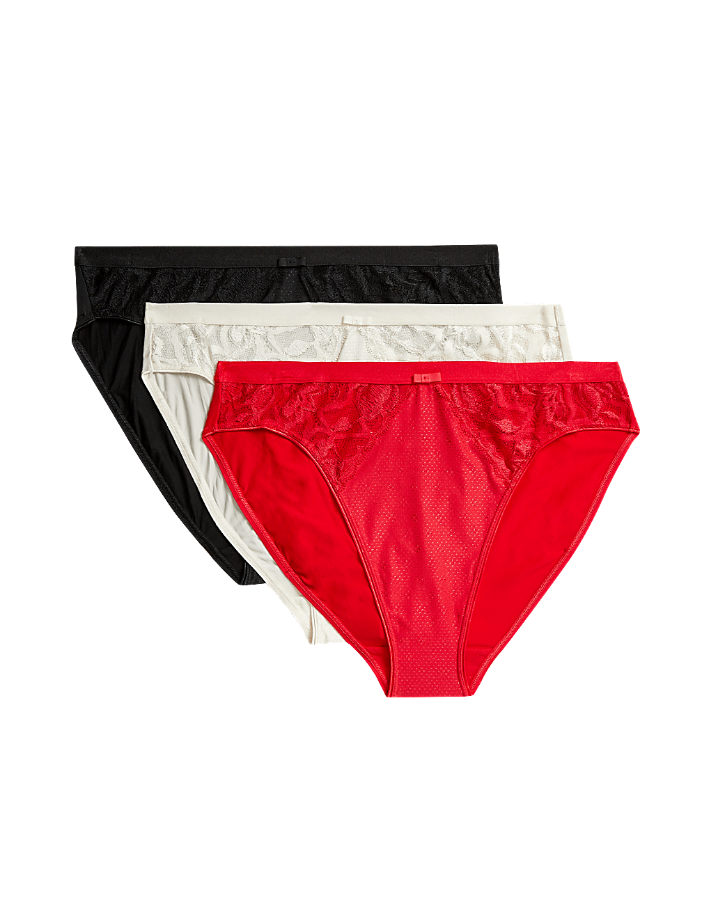 3pk Wildblooms High Leg Knickers