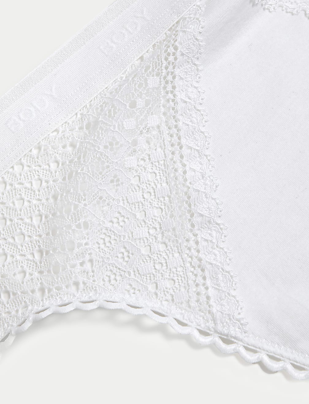 3pk Cotton High Waisted High Leg Knickers