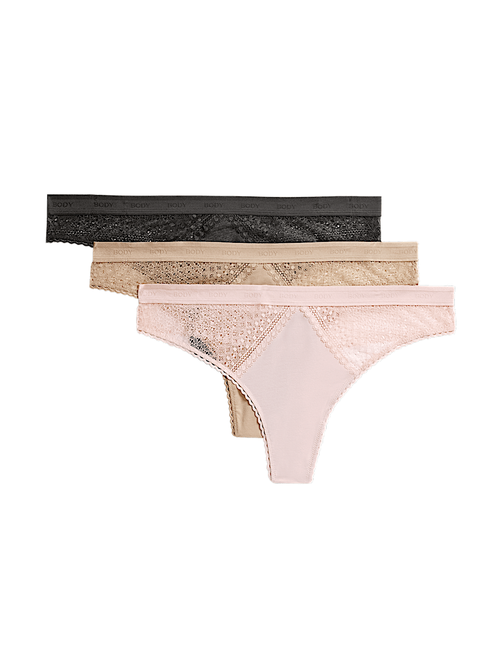 3pk Cotton with Cool Comfort&trade; Thongs