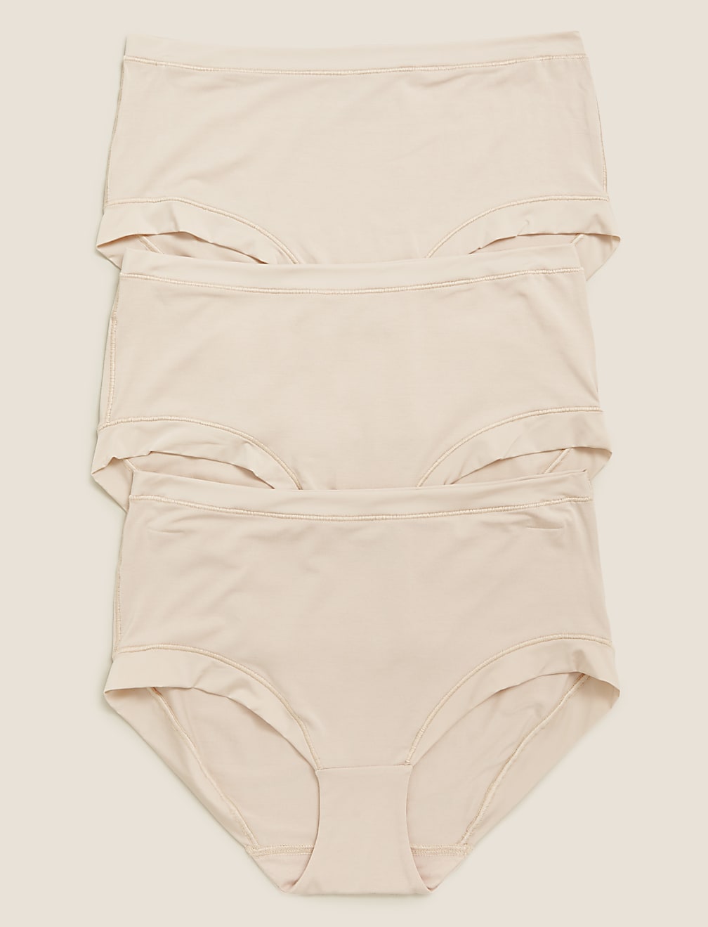 3pk Flexifit&trade; Modal High Rise Shorts