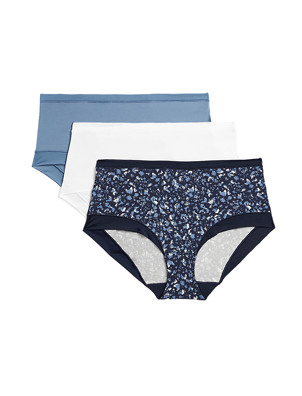 3pk Flexifit&trade; Modal High Rise Shorts