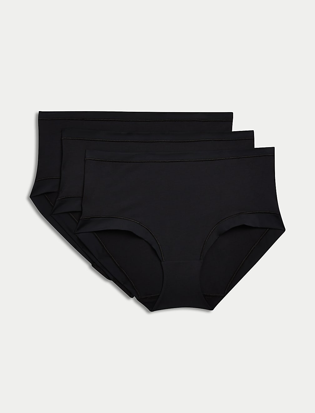 3pk Flexifit&trade; Modal High Rise Shorts