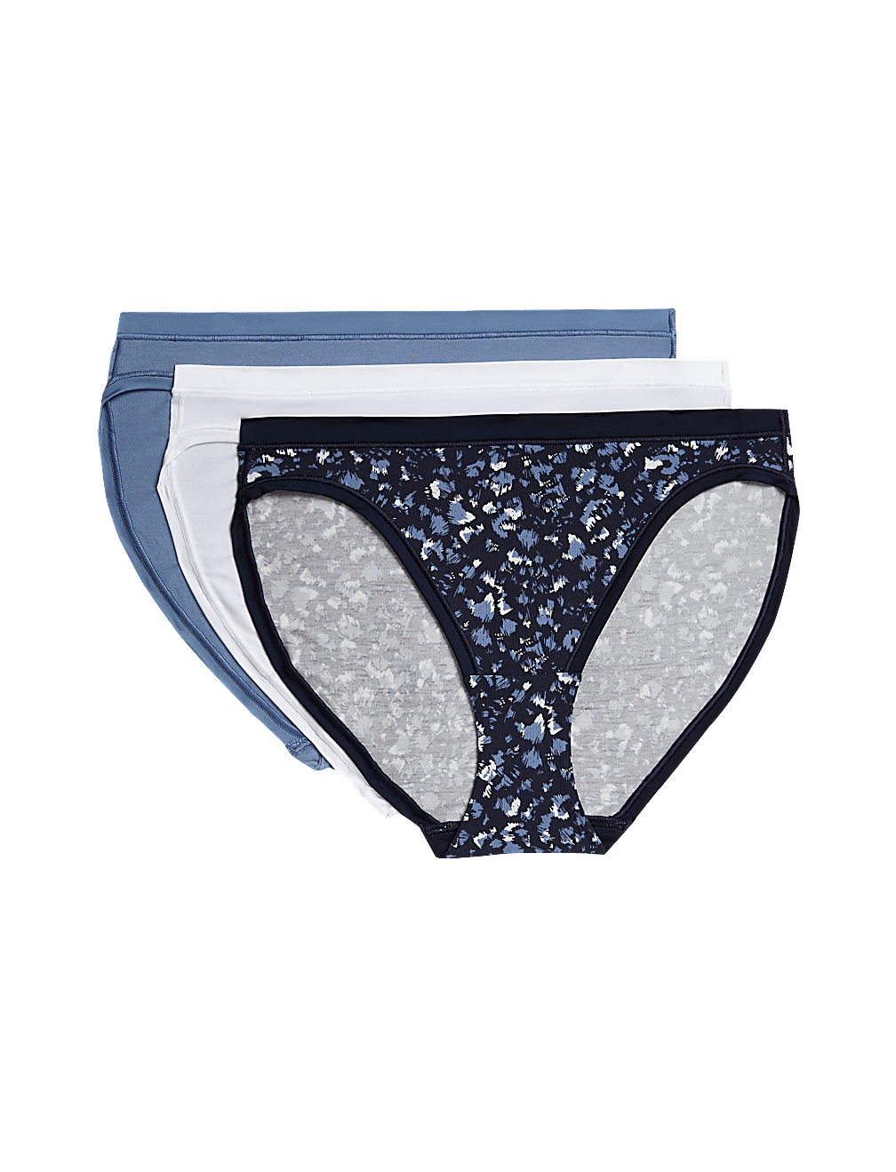 3pk Flexifit™ Modal High Leg Knickers