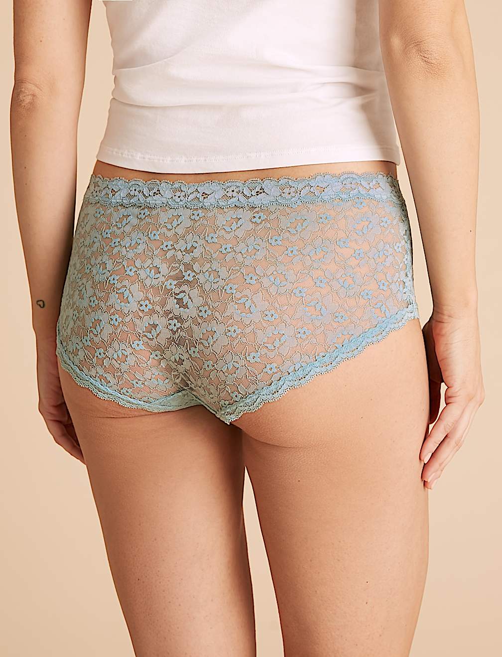 3pk Lace Low Rise Shorts