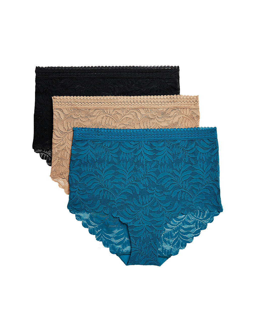 3pk Flexifit™ Lace Full Briefs