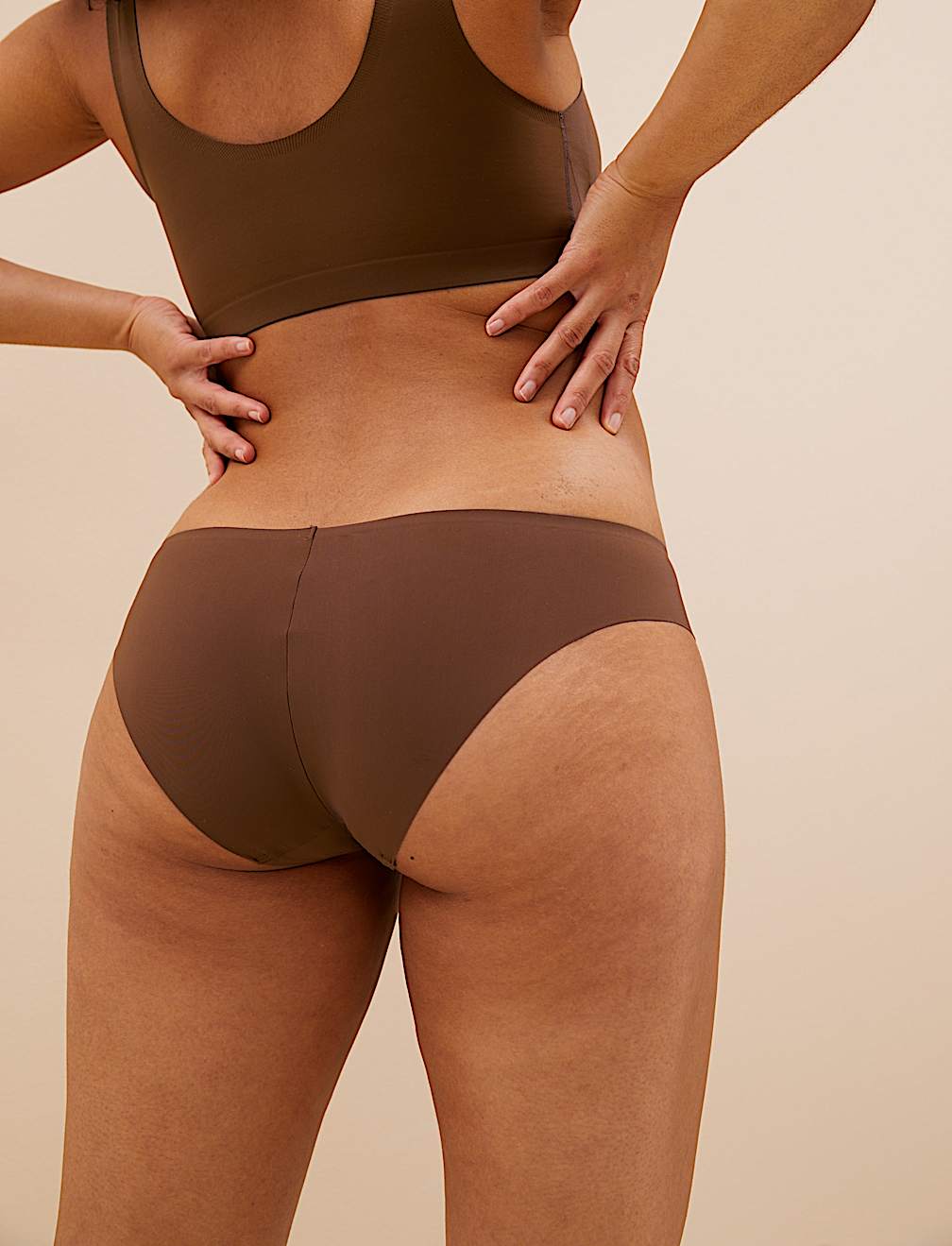 3pk No VPL Low Rise Brazilian Knickers