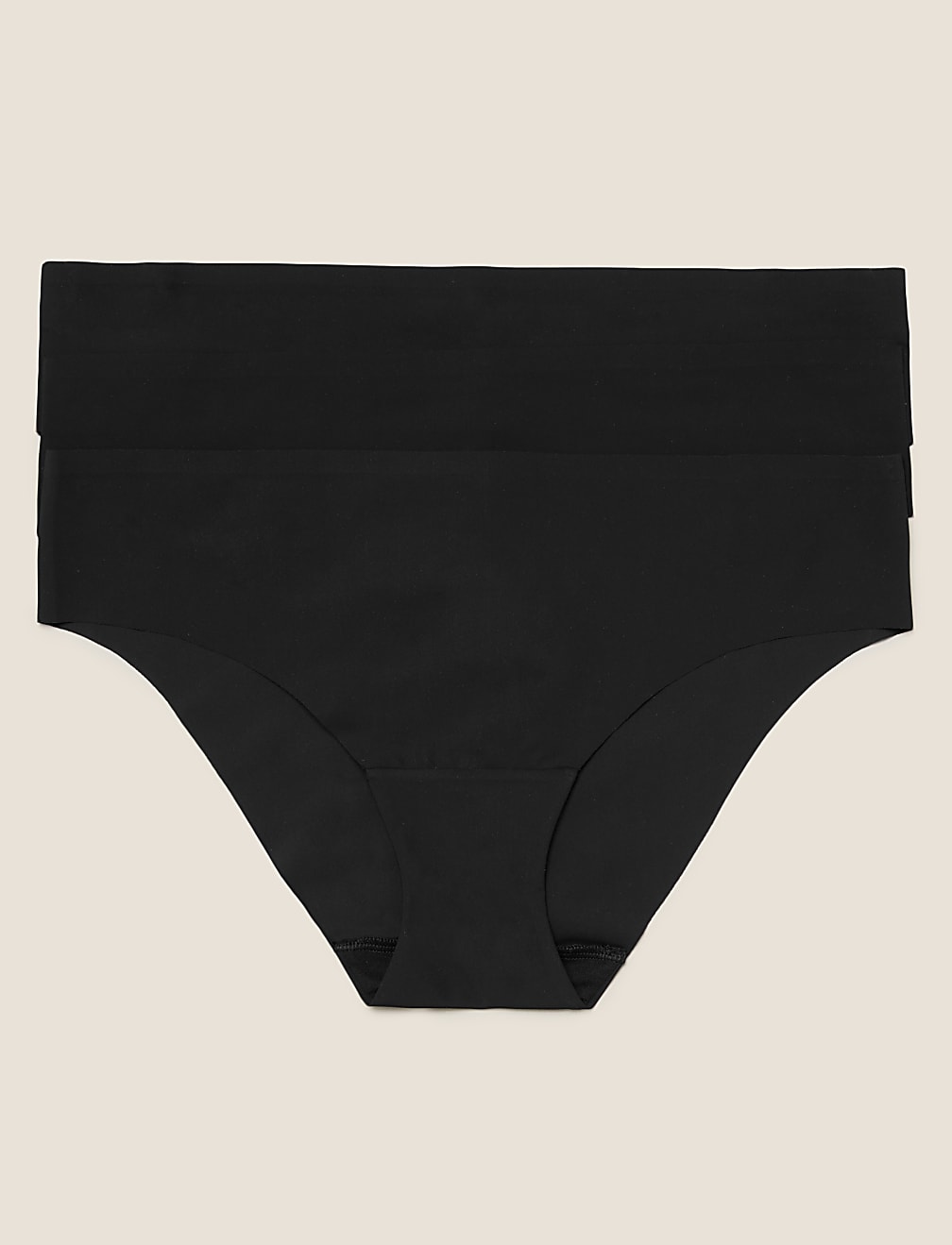 3pk No VPL Low Rise Brazilian Knickers