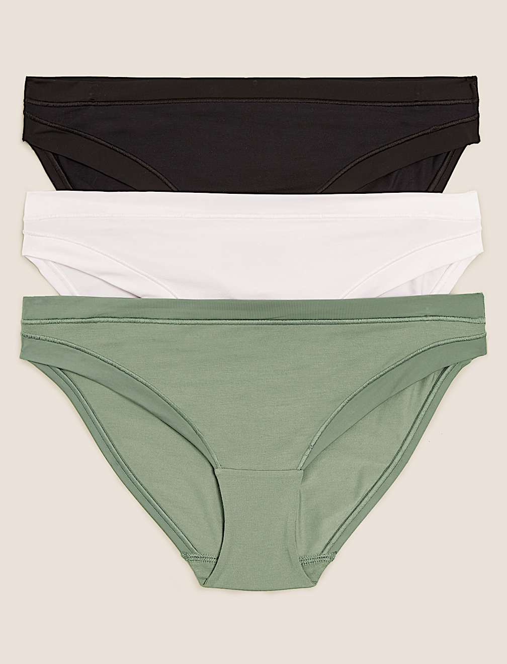 3pk Flexifit&trade; Modal Bikini Knickers