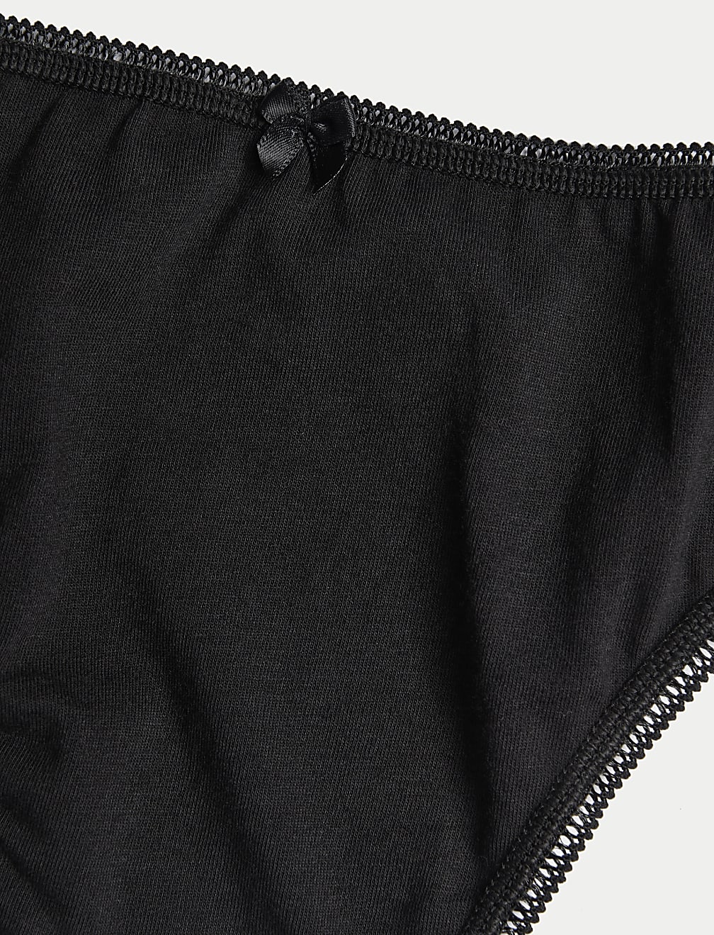 5pk Cotton Rich Lycra® High Leg Knickers