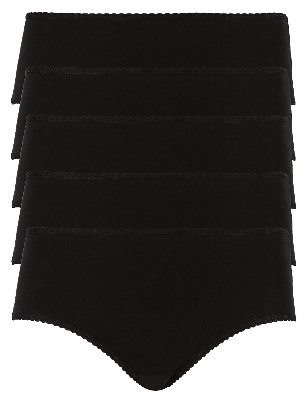 5 Pack Cotton Rich Midi Knickers with New & Improved Fabric
