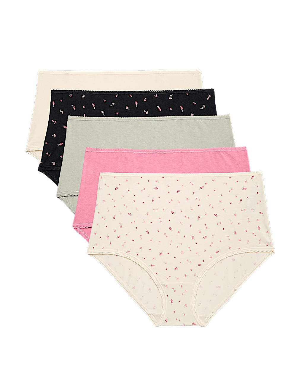 5pk Cotton Lycra&reg; Full Briefs