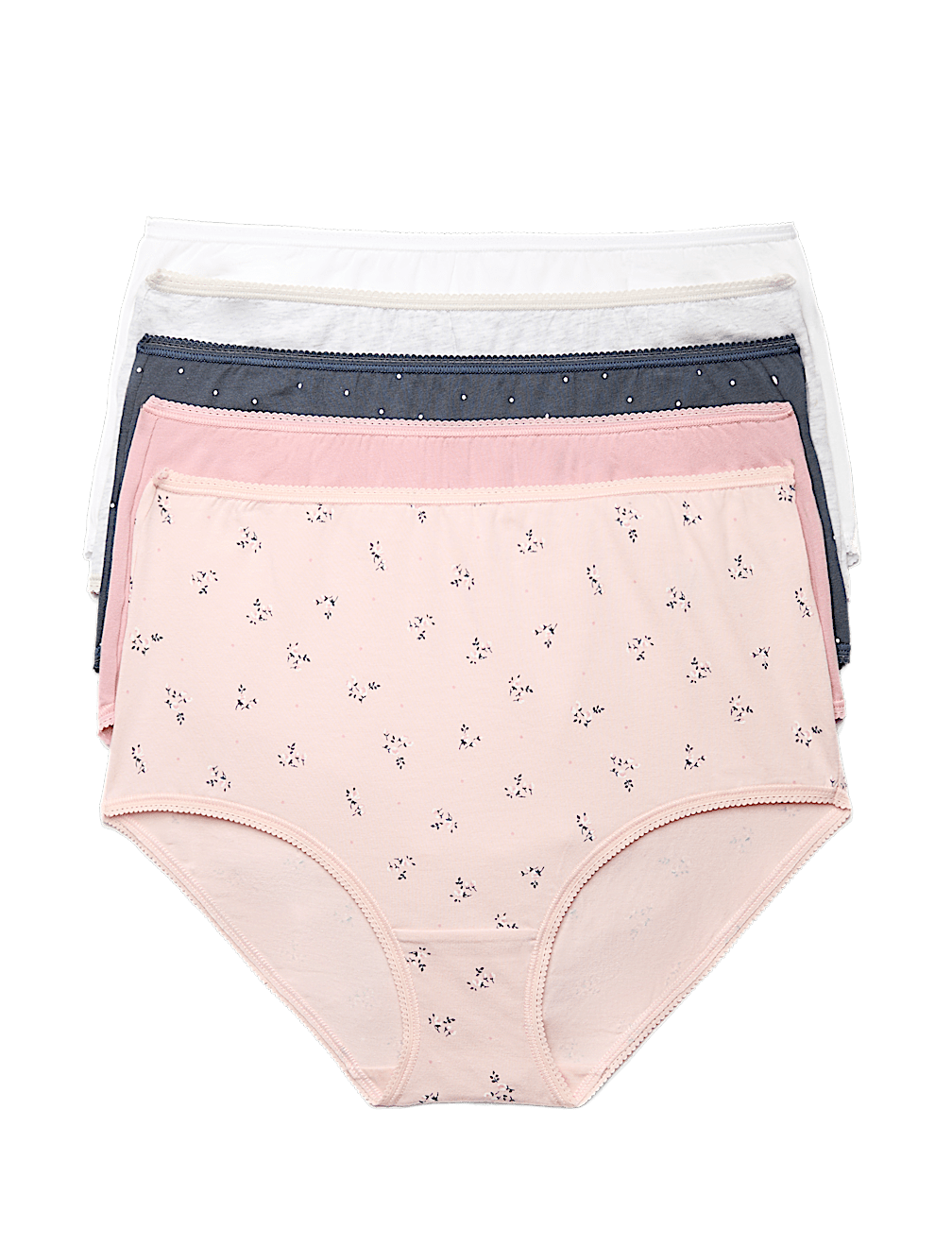 5pk Cotton Lycra&reg; Full Briefs