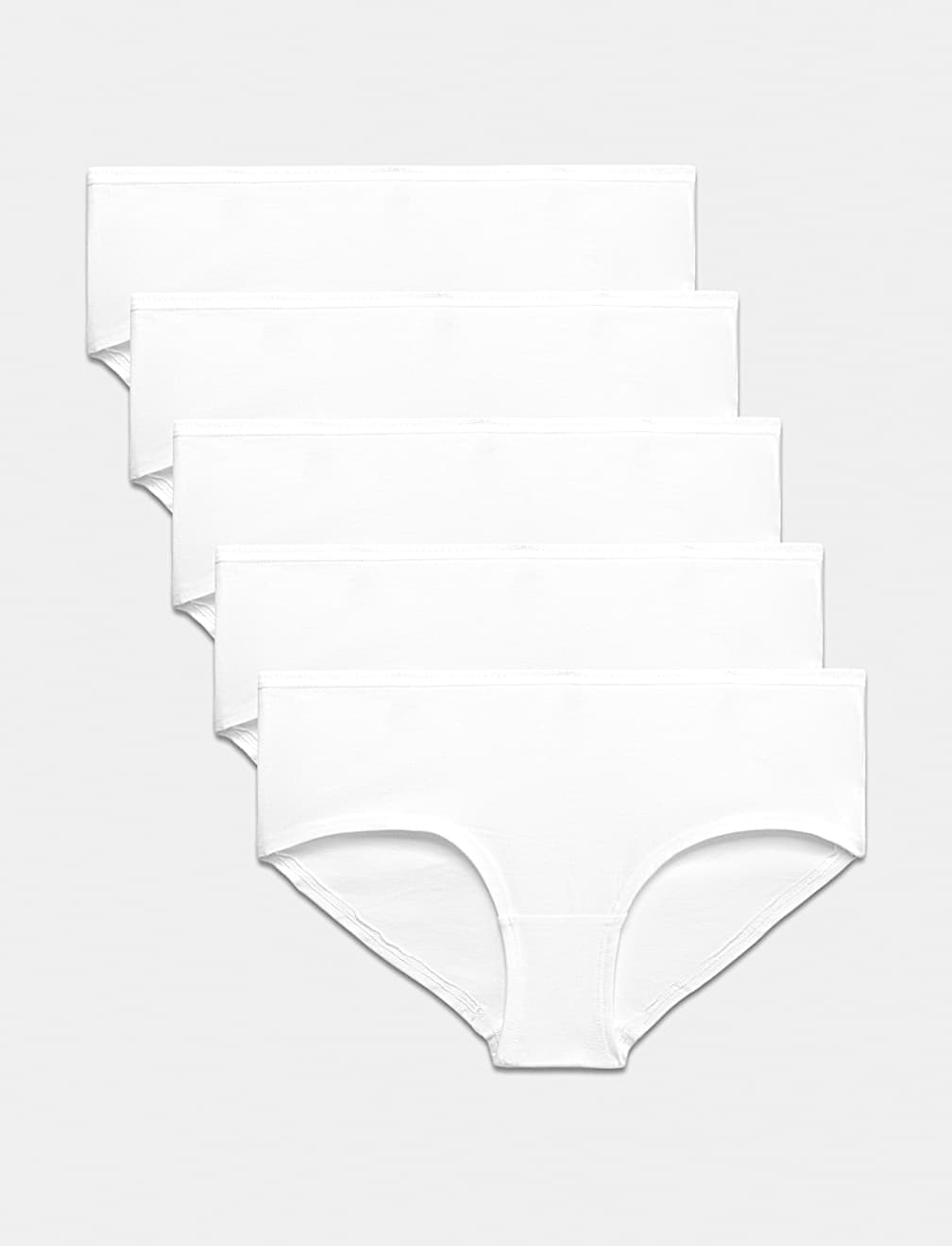 5pk Cotton Rich Lycra&reg; Low Rise Shorts