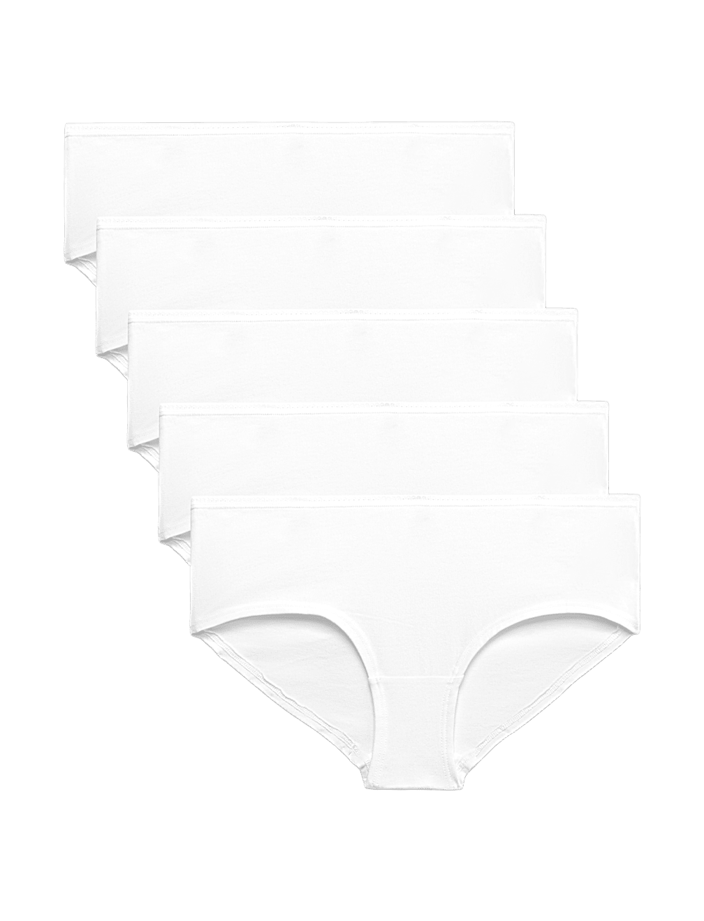 5pk Cotton Rich Lycra&reg; Low Rise Shorts