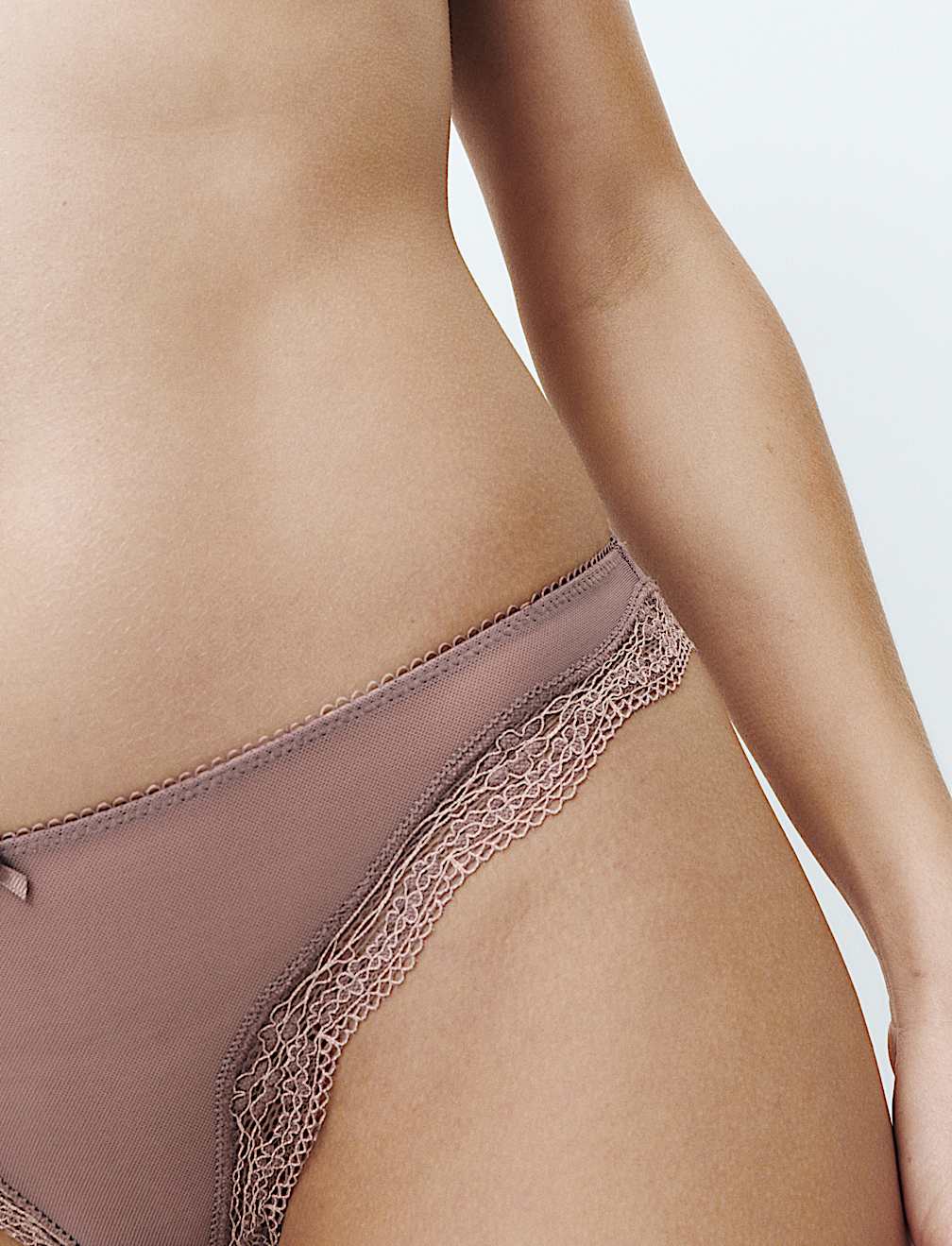 3 Pack Jasmine Mesh Brazilian Knickers