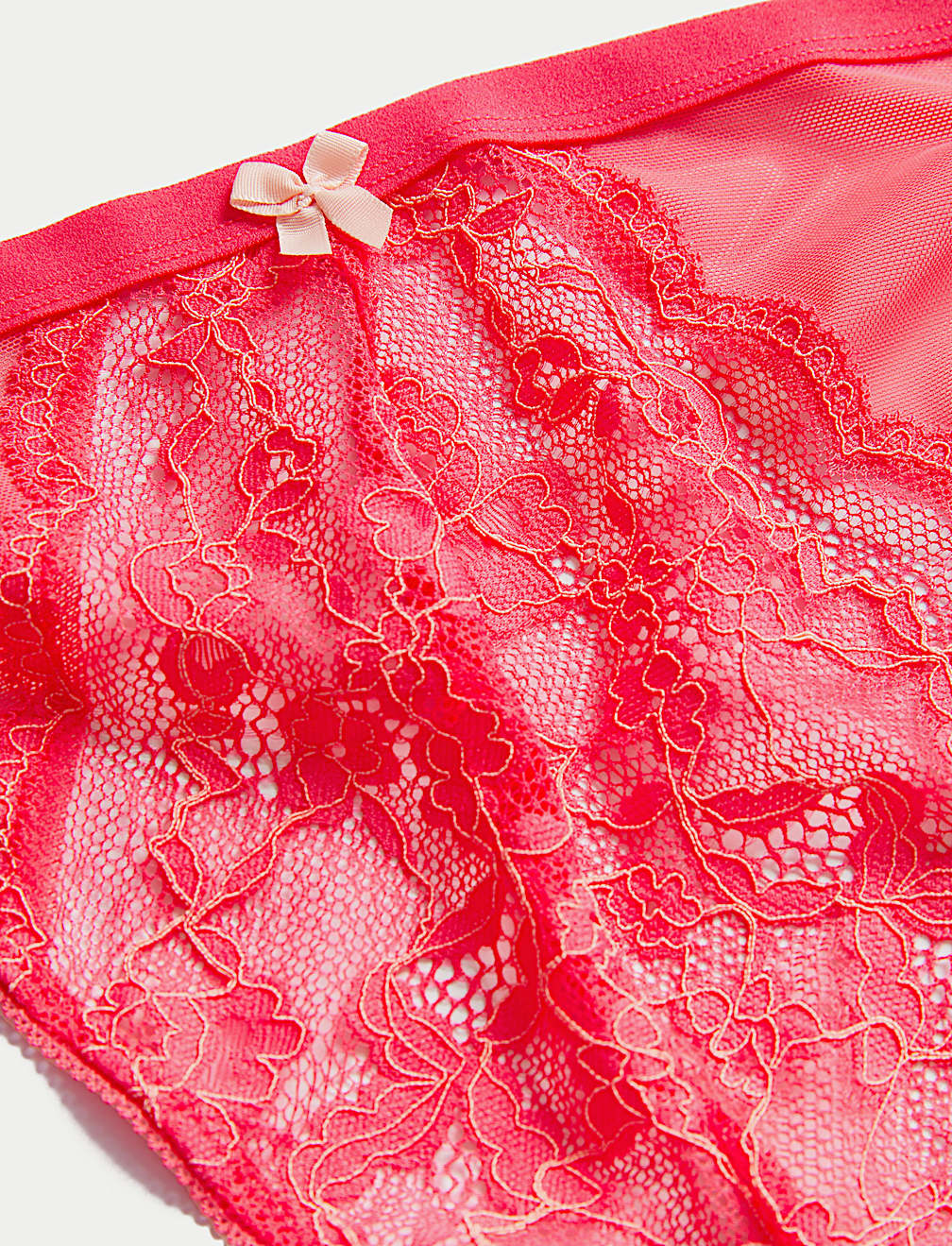 3pk Lace High Waisted High Leg Knickers