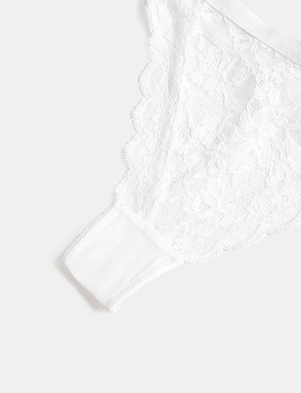 3pk Lace Thongs