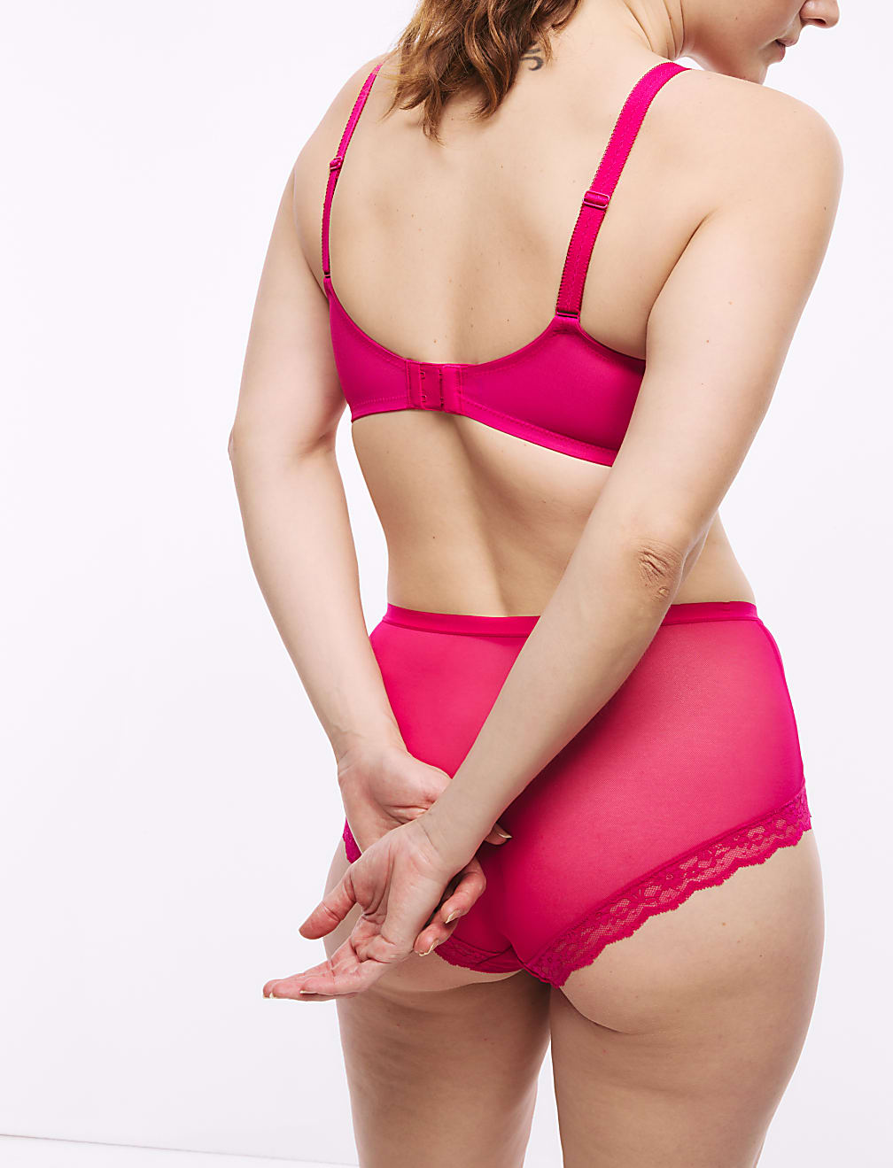 3pk Lace High Rise Short